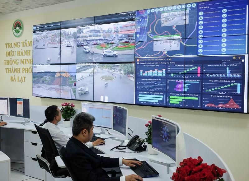Trung tâm Điều hành thông minh phác họa "bức tranh số" của Đà Lạt