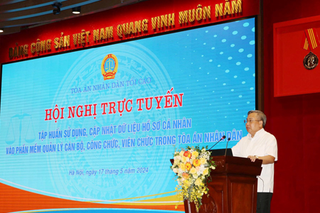 VNPT phối hợp tập huấn Phần mềm Quản lý Cán bộ công chức viên chức Tòa án nhân dân