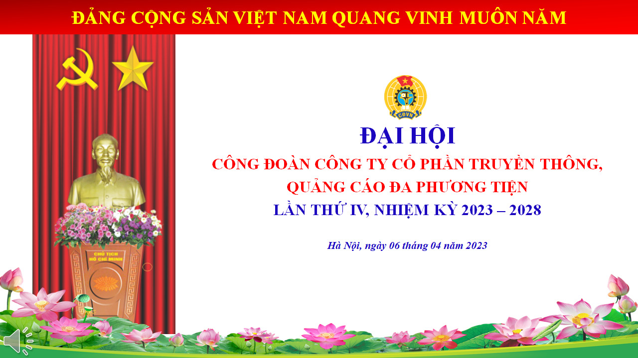 ĐẠI HỘI CÔNG ĐOÀN CÔNG TY SMART MEDIA NHIỆM KỲ IV (2023 - 2028)