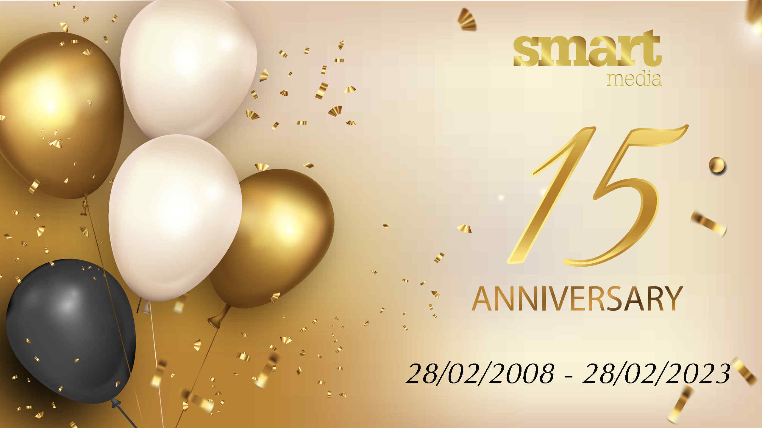 CHÚC MỪNG SINH NHẬT SMART MEDIA 15 TUỔI
