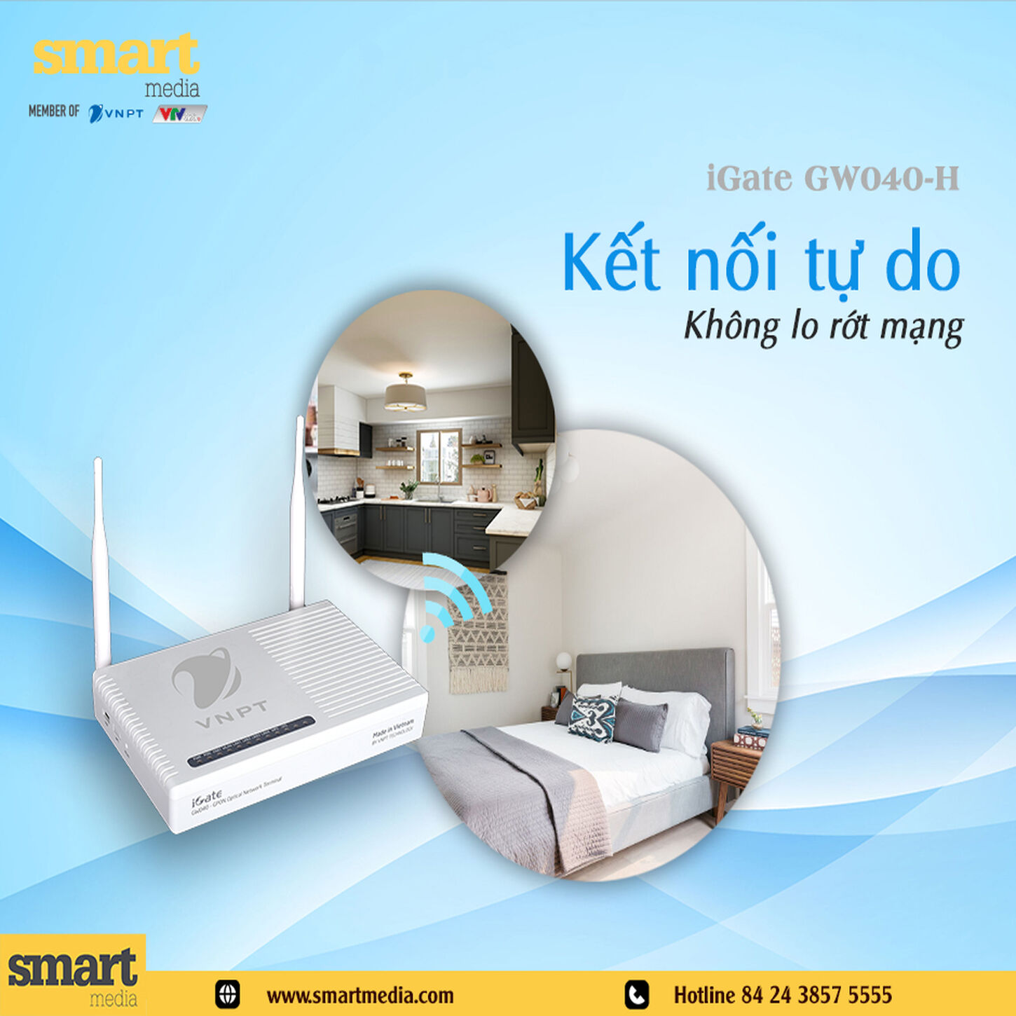 IGATE GW040-H – Cổng kết nối mạng ổn định cho hộ gia đình và doanh nghiệp.